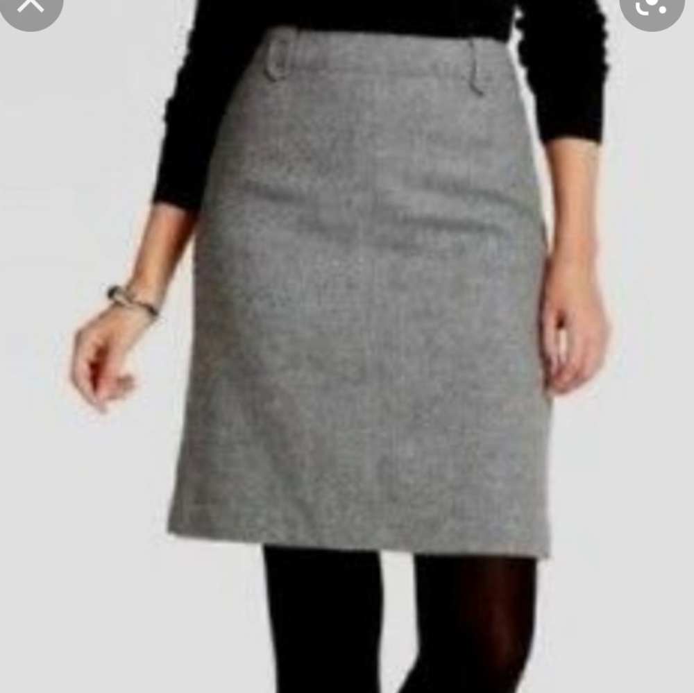 TALBOTS GRAY SKIRT SIZE 4P